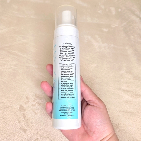 St. Moriz Professional Fast Tanning Mousse with Applicator Mitt - Picture 6 of 8